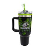 Termo con popote Jurassic Park Acero inoxidable 1.2 L