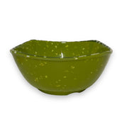 Platos hondo de plástico color verde 15x6cm