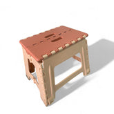 Banco color durazno para el hogar plastico 32x23x30