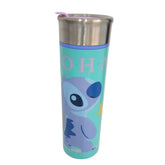 Termo Stitch color aqua de Acero inoxidable 430 ml