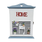 Caja gabinete Porta llaves Home color blanco Madera 1 pieza