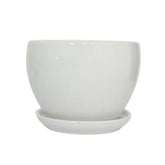 Maceta color blanca de Porcelana 1 pieza