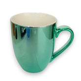 Taza fluorescente verde de Porcelana 1 pieza
