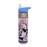 Botella con popote Minnie Mouse para Niñas Plástico 650 ml