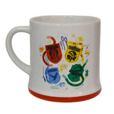 Taza Harry Potter Hogwarts Cerámica color blanca 500ml