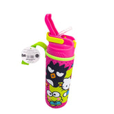 Sanrio Botella de plástico con funda color rosa 600 ml