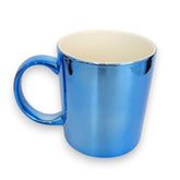 Taza fluorescente azul de porcelana 1 pieza