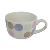 Taza de Cerámica de círculos de colores 1 pieza