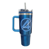 Termo Los 4 Fantásticos color azul Acero inoxidable 1.2 L