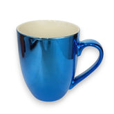 Taza fluorescente azul de porcelana 1 pieza
