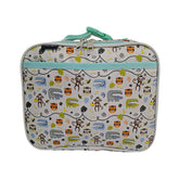 Lonchera Escolar Selva Mamgos para Niños color verde 1 pieza