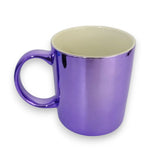 Taza fluorescente morada de Porcelana 1 pieza