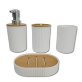 Organizador para Baño color Blanco de Plástico con 4 piezas