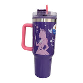 Termo con popote Wicked Glinda morado Acero inoxidable 1.2 L