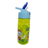 Botella con popote Paw Patrol para Niños de Plástico 600 ml