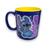 Taza Stitch metálica de Cerámica 590 ml