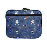 Lonchera escolar Futbol Mamgos para Niños color azul 1 pieza