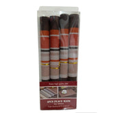 Manteles a rayas color naranja 4 piezas 45 x 30 cm