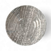 Plato redondo gris de melamina 17x17 para sopa