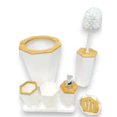 Organizador para Baño color Blanco de Plástico con 6 piezas