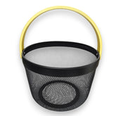 Cesto de Metal color negro de 25 x 18 cm 1 pieza