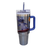 Termo con popote Stitch surfin 1.2 L Acero Inoxidable