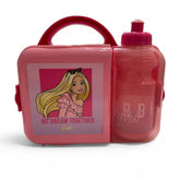 Lonchera de barbie regalos siglo xxi de plastico 2 piezas