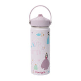 Termo con popote Mamgos Princesa 2.0 Acero inoxidable 530 ml