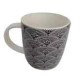 Taza con puntos negros de Porcelana 1 pieza