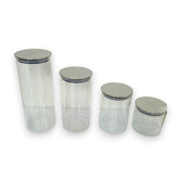 Recipiente hermético de vidrio Aminno de Cristal 4 piezas