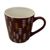 Tazas de porcelana color rojo 380ml