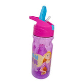 Botella con popote Princesas para Niñas Plástico 600 ml