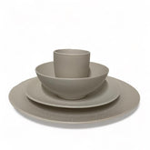 Vajillas de Porcelana color blanco de 16 piezas