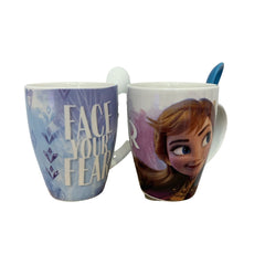 Juego de 2 Tazas Elsa y Ana frozen 310ml