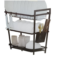 Escurridor de Platos negro de Metal 1 pieza