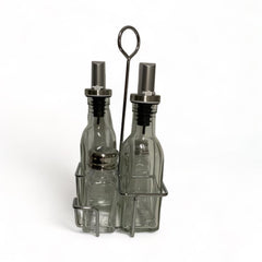 Juego de especiero y aceitero 4 piezas