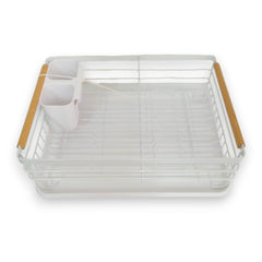 Escurridor de Platos Blanco de Metal 1 pieza