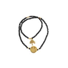 Pulsera Mujer Doble Detalles Negros Y Dorados Mayoreo Acero