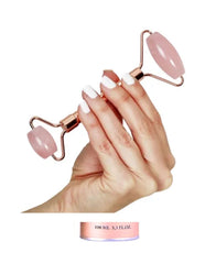 Rodillo de Jade cuarzo Rosé Colorton 1 pza.