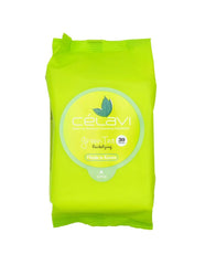 Toallas limpiadoras Célavi Green Tea Toallitas 30Pz