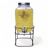Garrafón de vidrio con base metal Top Choice 5 litros