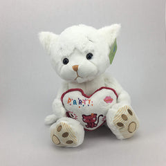Peluche Gato Blanco 40cm Regalo Precio Mayoreo