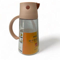 Aceitero Cristal 550ml rosa