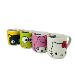 Juego De 4 Tazas Apilables Hello Sanrio 330 Ml