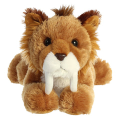 Peluche Saber Smilodon Aurora Niño dientes de sable 25 cm