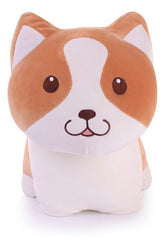 Peluche Perro Café Con Blanco 30cm