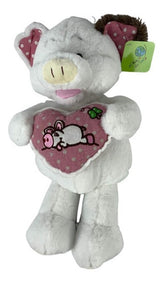 Peluche Puerco Color Blanco 40cm Regalo Precio Mayoreo