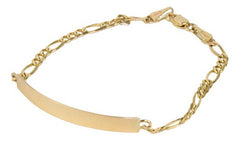 Esclava Para Dama Con Eslabón En Oro De 10k 3.2 Gramos