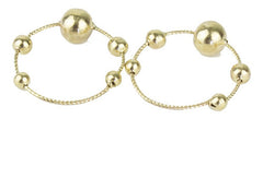 Aretes/arracadas Caricia Dama Oro De 10k 2.9 Gramos