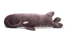Peluche Almohada Ballena Gris 90 Cm